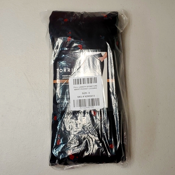 ❤️NWT VINTAGE TORRIID LEGGING POCKETS - ROSE FLORAL PRINT FULL LENGTH PLUS SIZE - Picture 8 of 11